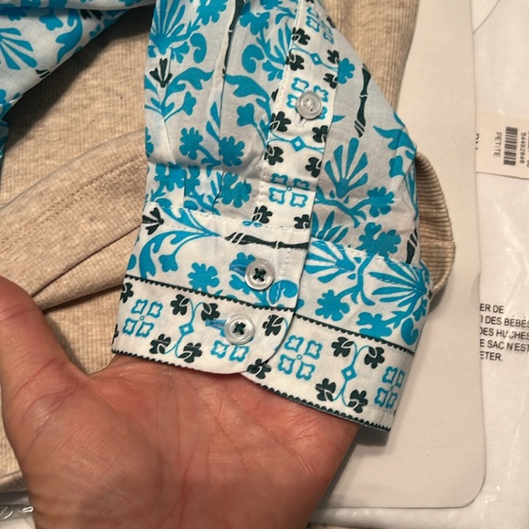 Talbots size MP petite medium button down shirt long sleeves New NWTS - Picture 6 of 6